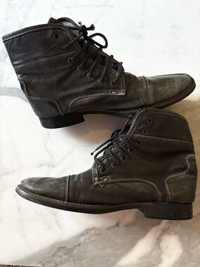 Vintage Steve Madden Hand Made Foreman Leather Boots